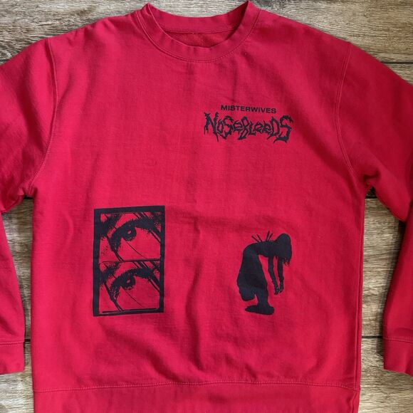 Nosebleeds Misterwives Sweatshirt Size Small - Picture 5 of 11